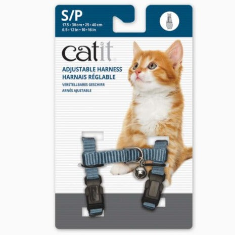 Catit Nylon Adjustable Cat Harness Small - Blue