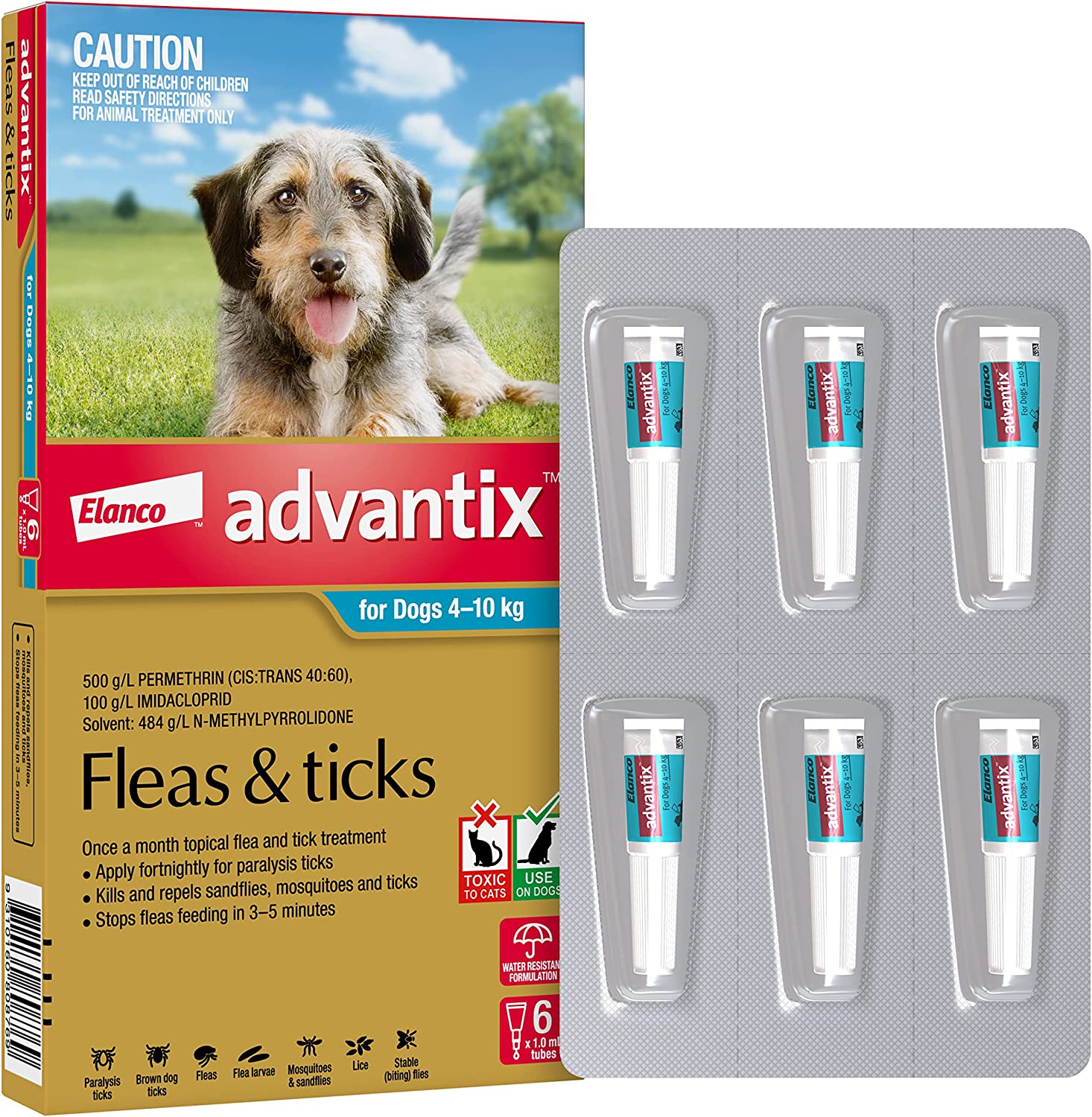 Advantix Flea and Ticks Treatment for Dogs 410kg