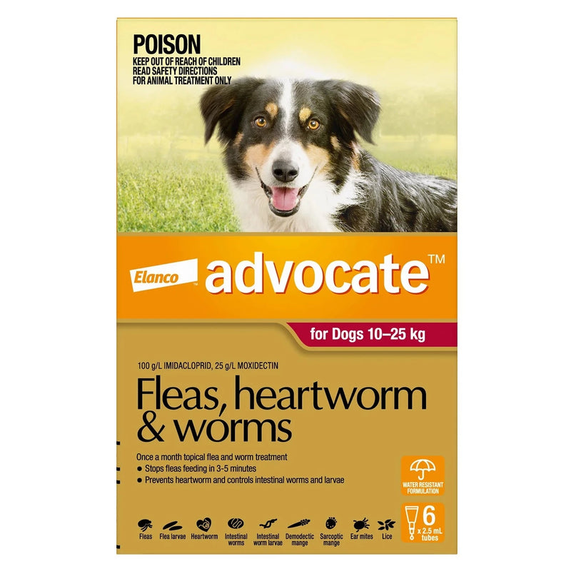 Advocate for Dogs 10-25Kg Red