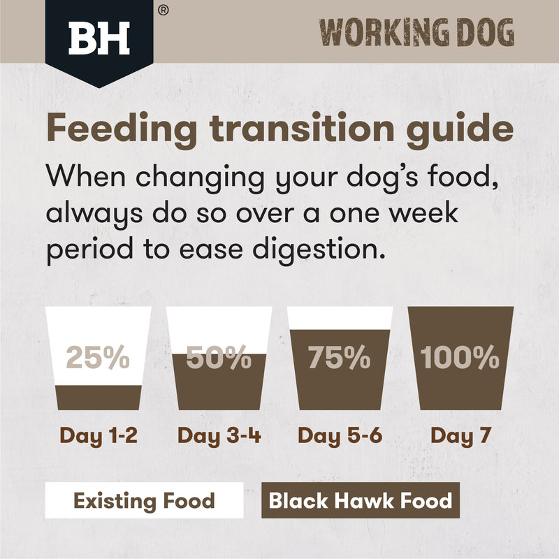 Black Hawk Dry Dog Food Adult Working Dog Lamb & Beef 07