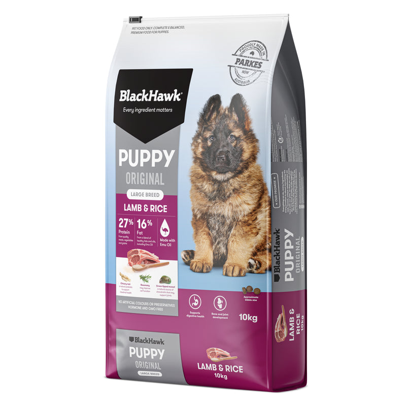 Black Hawk Dry Dog Food Original Puppy Large Breed Lamb & Rice 08