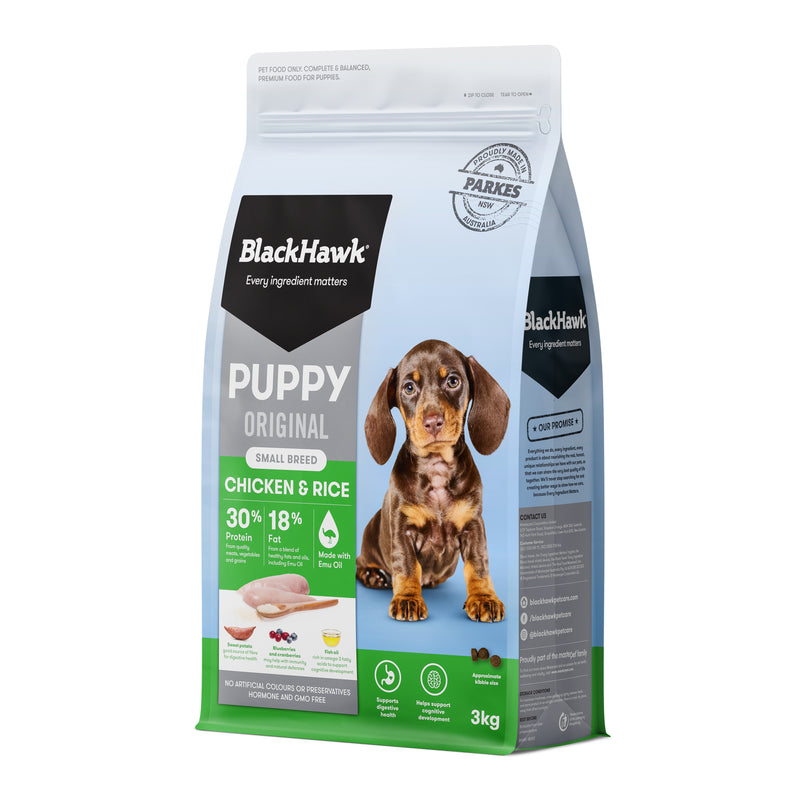 Black Hawk Dry Dog Food Original Puppy Small Breed Chicken & Rice 02