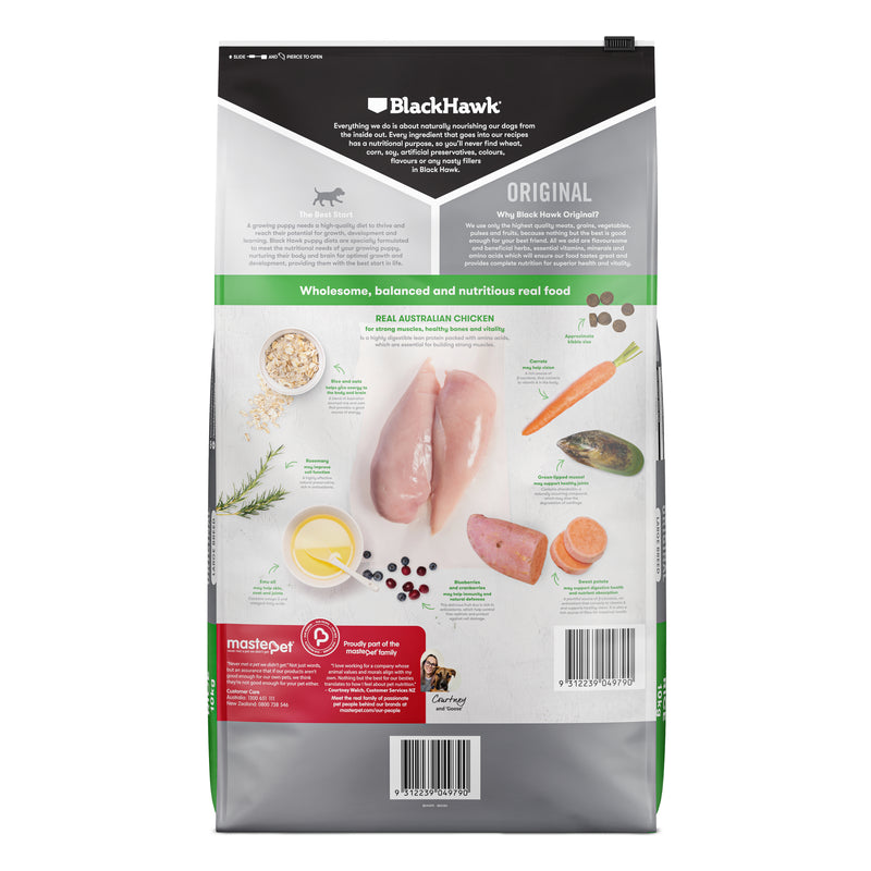Black Hawk Dry Dog Food Original Puppy Large Breed Chicken & Rice 04