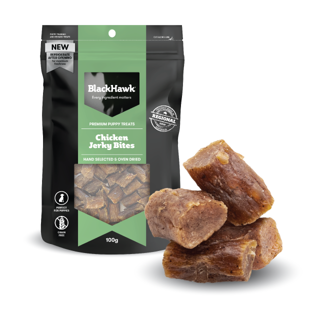 Black Hawk Dog Treats Puppy Chicken Jerky Bites 01