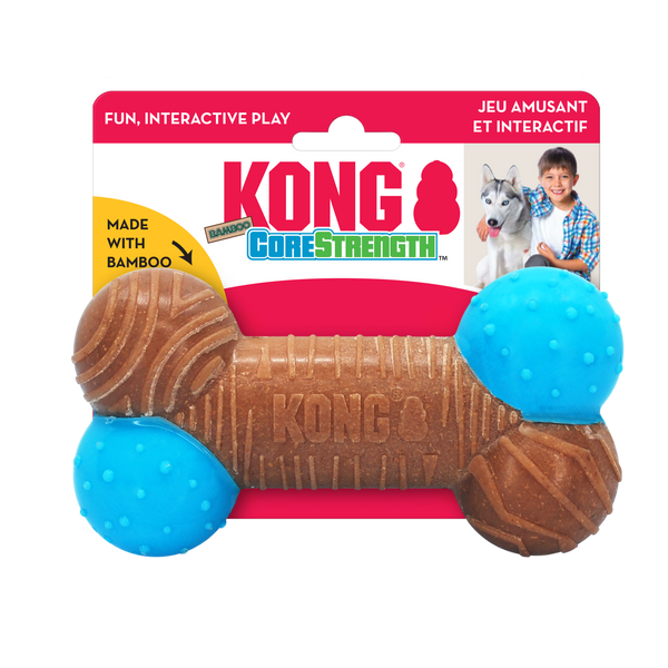 KONG Dog Toys CoreStrength Bamboo Bone Large