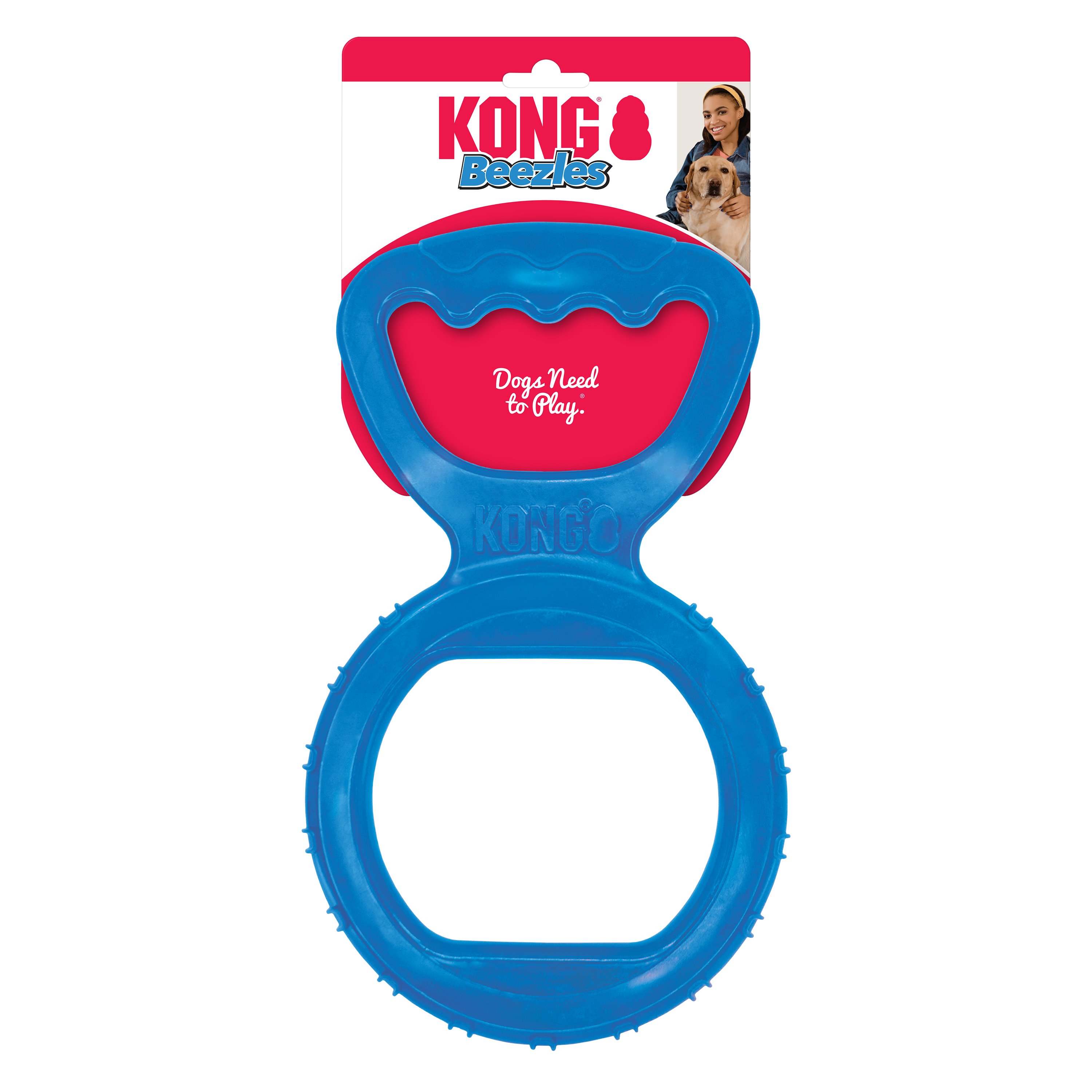 KONG Dog Toys Beezles Tug Assorted Large