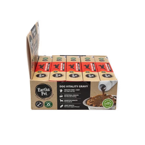 Earthz Pet Dog Vitality Gravy for Medium & Large Dogs Hearty Beef 01