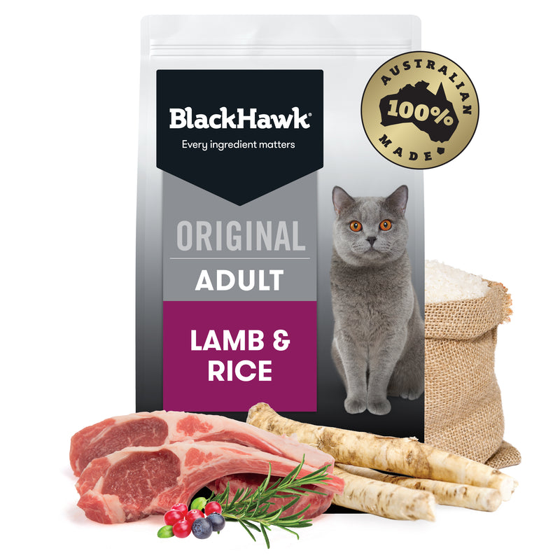 Black Hawk Dry Cat Food Original Adult Lamb & Rice 01
