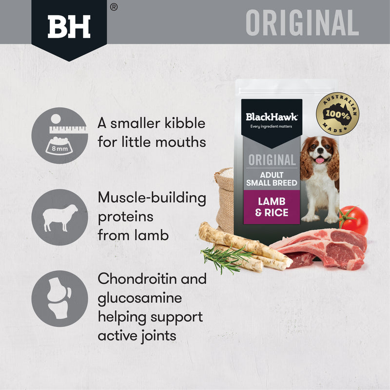 Black Hawk Dry Dog Food Original Adult Small Breed Lamb & Rice 02