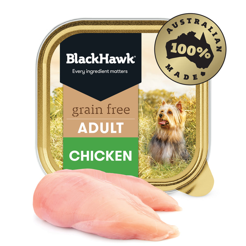 Black Hawk Wet Dog Food Tray Grain Free Chicken 02