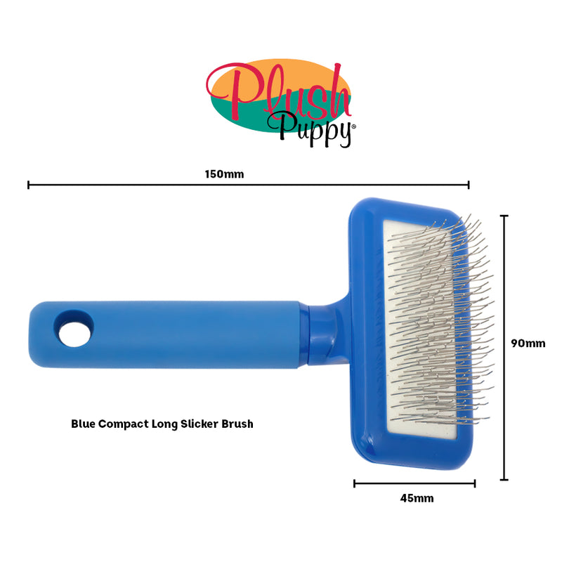 Plush Puppy Compact Long Pin Slicker Pro-Grooming Brush 03