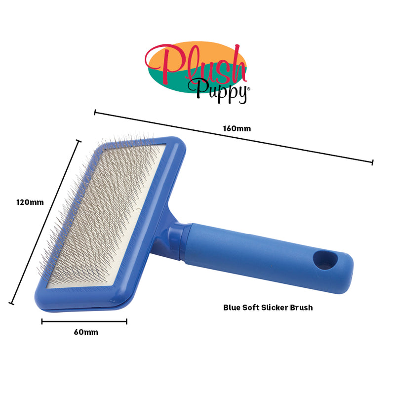Plush Puppy Soft Slicker Brush Pro-Grooming Brush 02