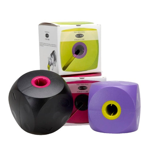 Buster Food Cube Interactive Treat Dispensing Dog Toy 01