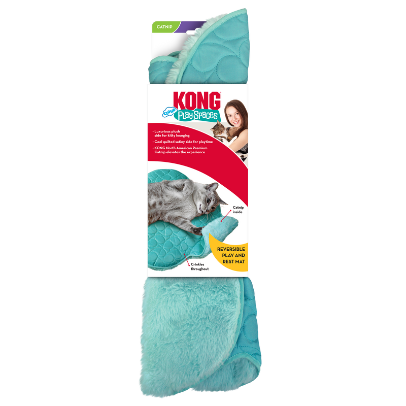 KONG Cat Toys Play Spaces Cloud Blue