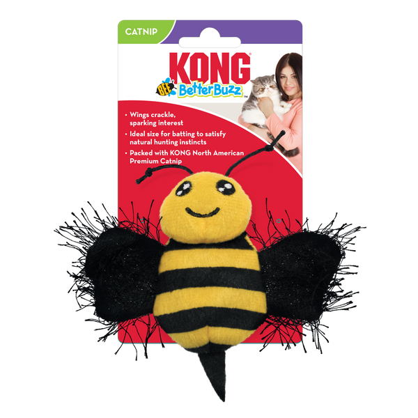 KONG Cat Toys Better Buzz Bee 01