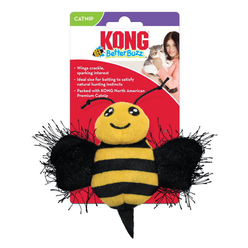 KONG Cat Toys Better Buzz Bee 01