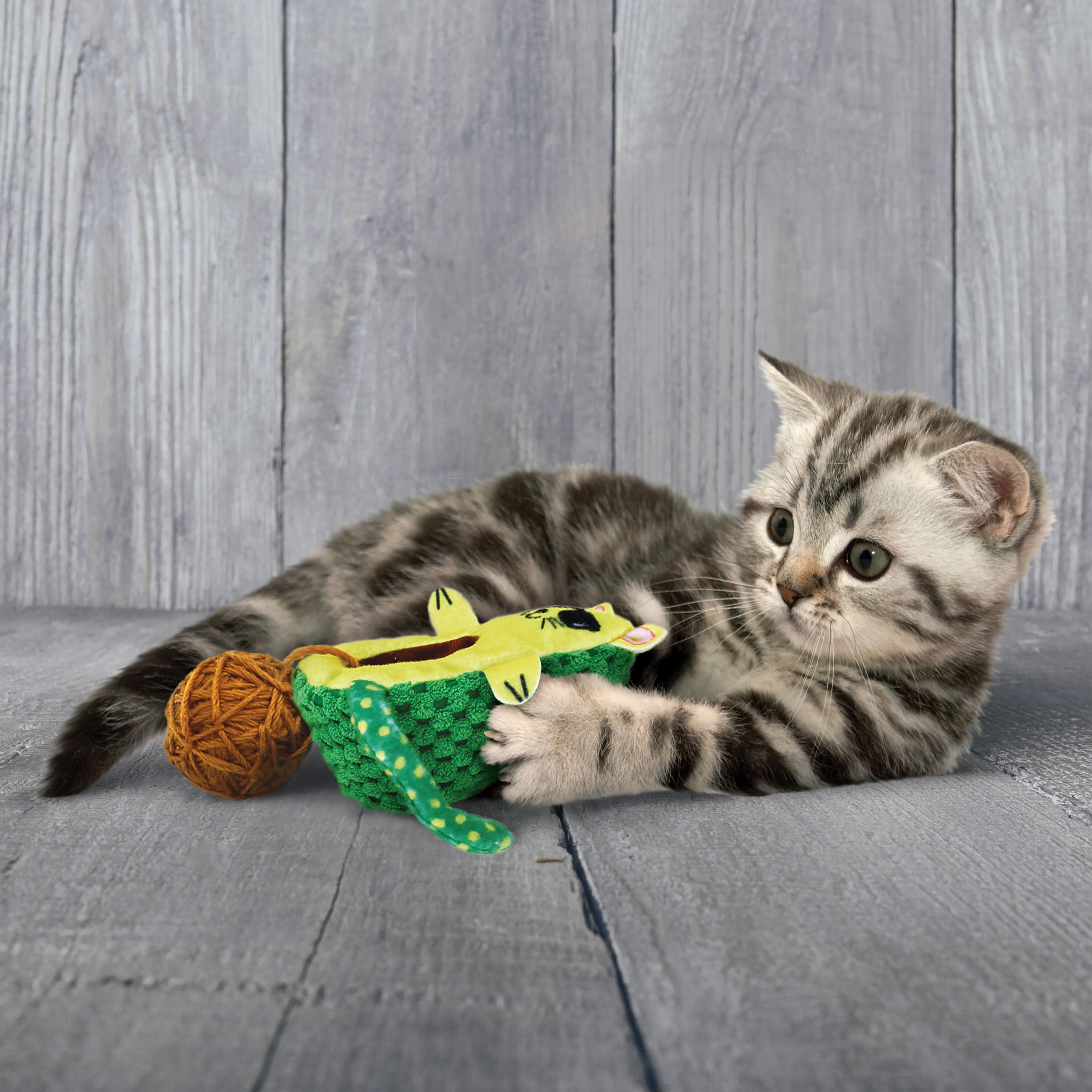 KONG Cat Toys Wrangler AvoCATo 04