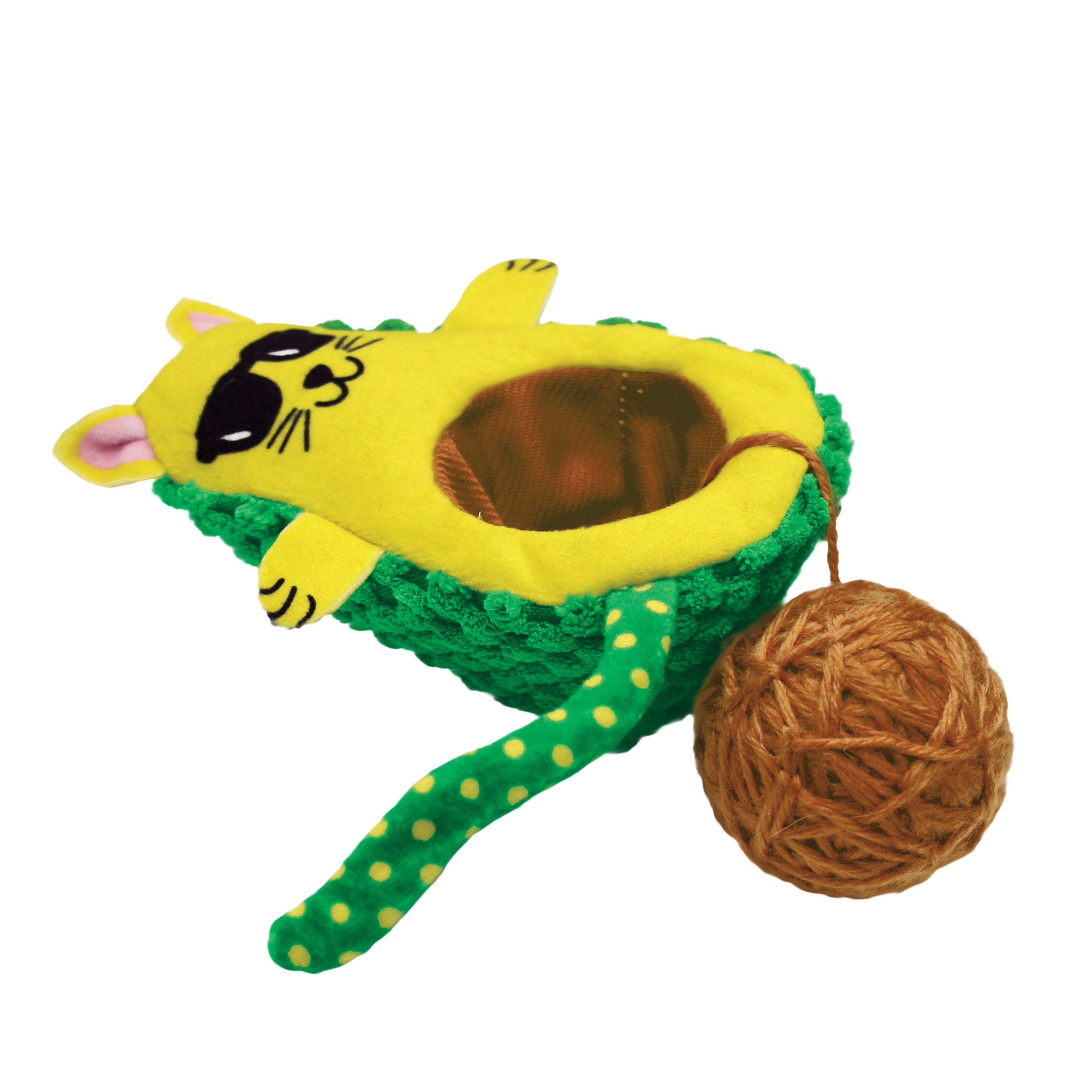 KONG Cat Toys Wrangler AvoCATo 02