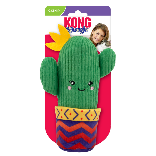 KONG Cat Toys Wrangler Cactus 01