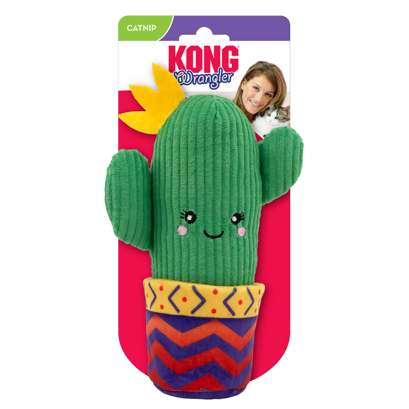 KONG Cat Toys Wrangler Cactus 01