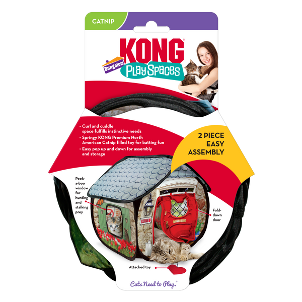 KONG Cat Toys Play Spaces Bungalow 01