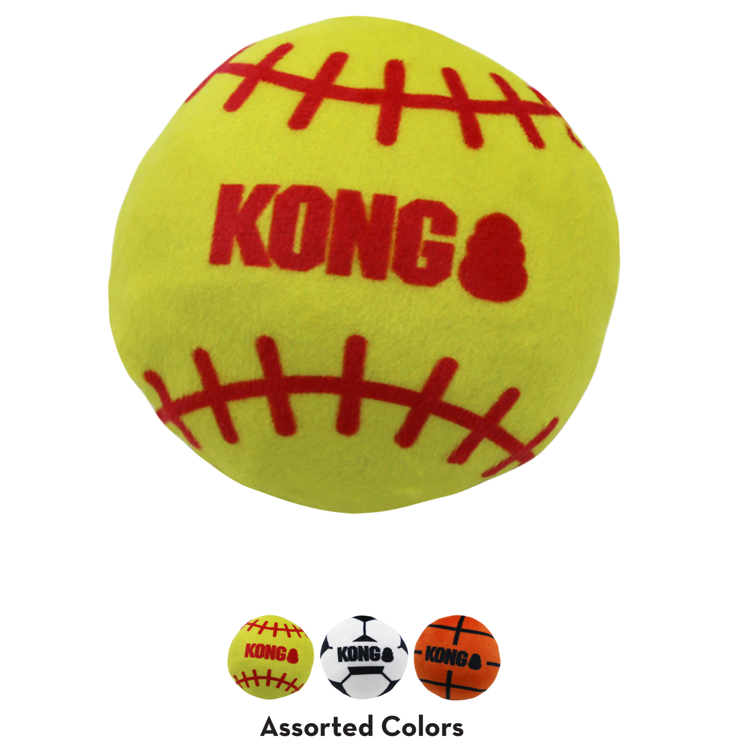 KONG Cat Toys Sport Balls 2-Pack Assorted 02
