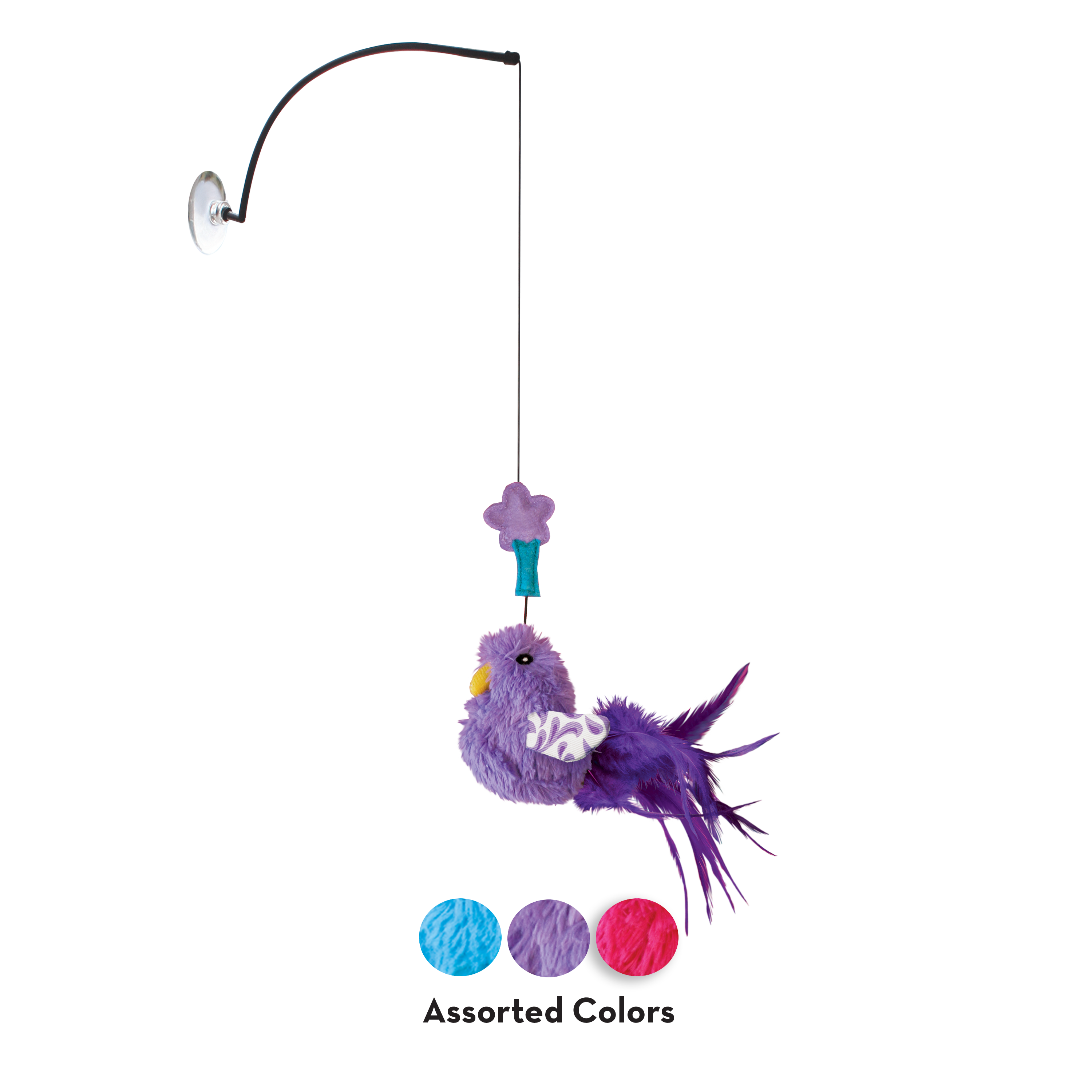 KONG Cat Toys Connects Window Teaser Assorted 03