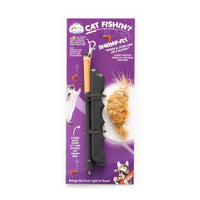 Packaging card, Cat Fishin' Shrimp teaser toy on a wand