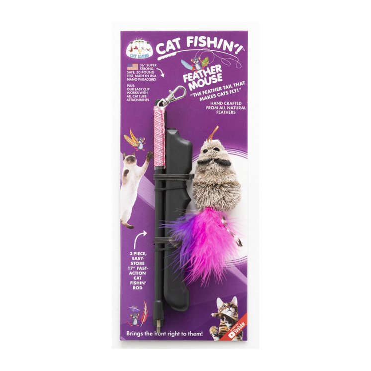 Cat Lures Cat Fishin' Rod Teaser Cat Toy