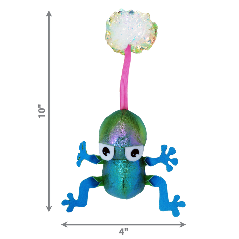 KONG Cat Toys Flingaroo Frog 03