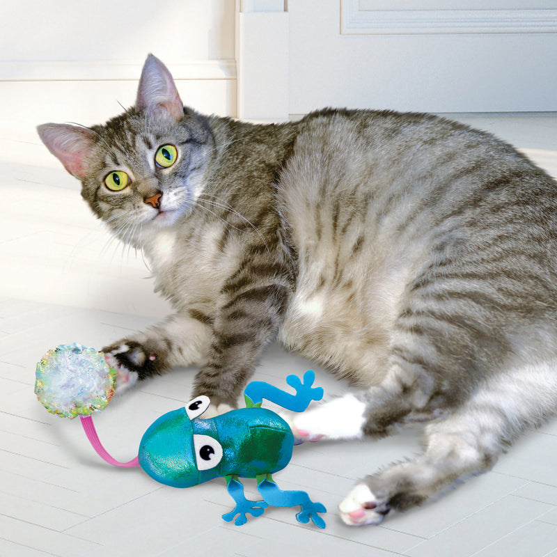 KONG Cat Toys Flingaroo Frog 04