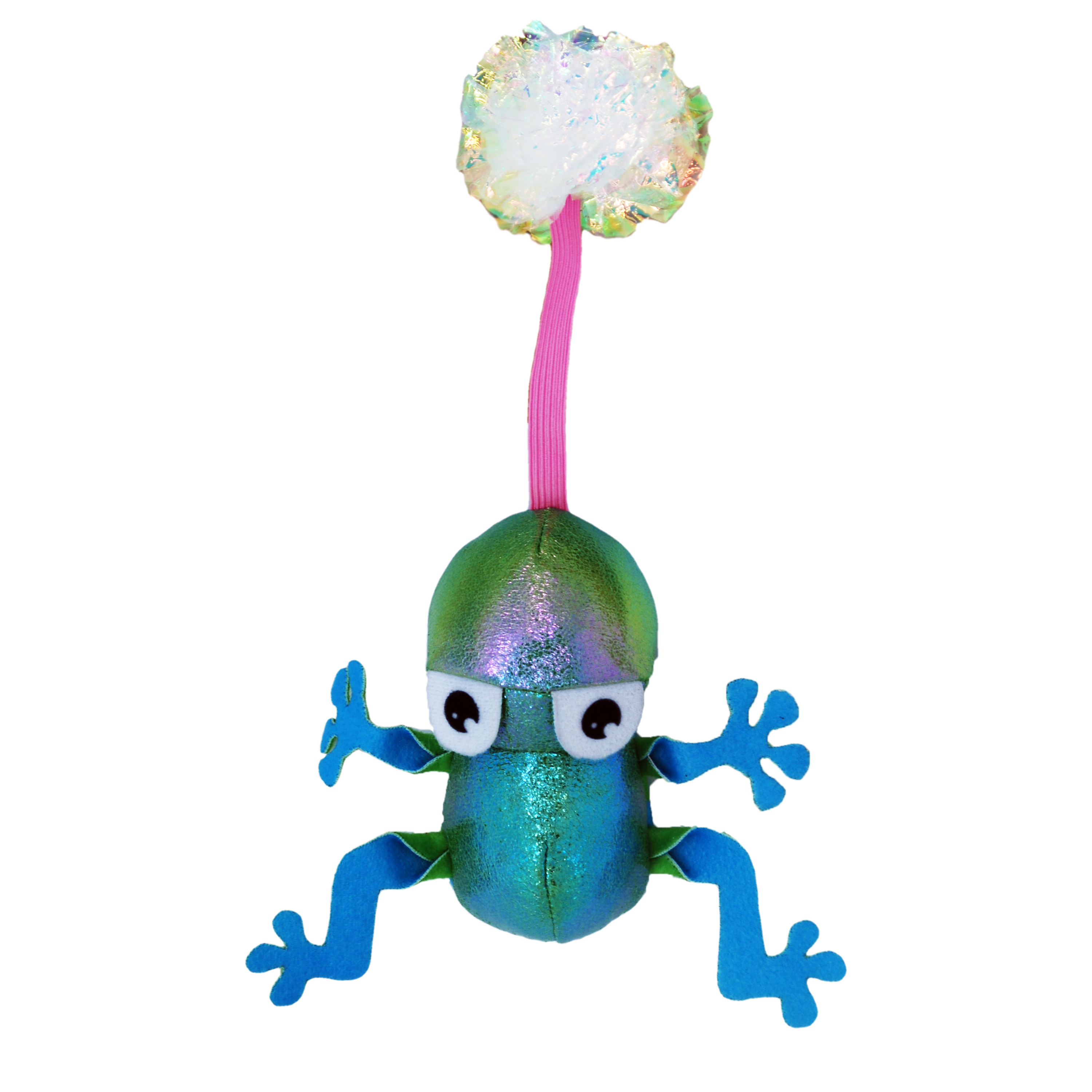 KONG Cat Toys Flingaroo Frog 02