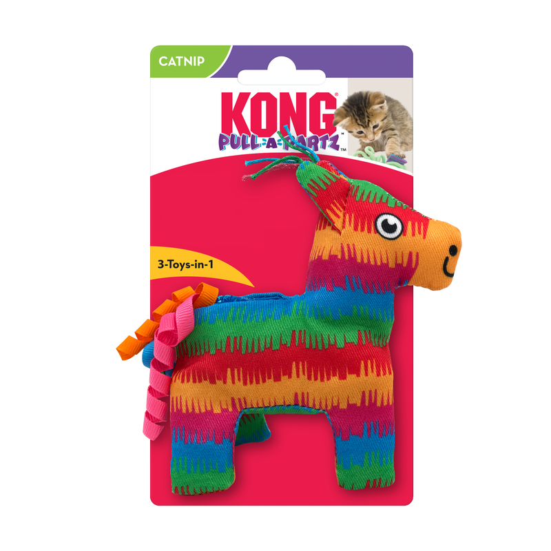 KONG Cat Toys Pull-A-Partz Pinata 01