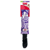 KONG Cat Toys Kickeroo Swirl kicker in blue on its retail card, front of pack