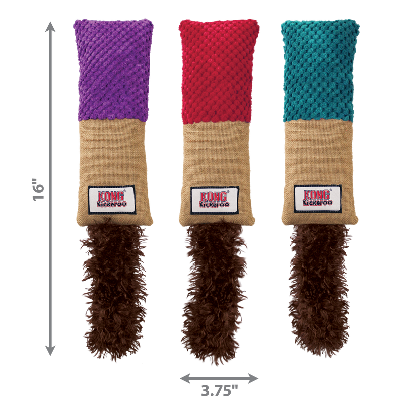 KONG Cat Toys Kickeroo Cuddler Assorted 03
