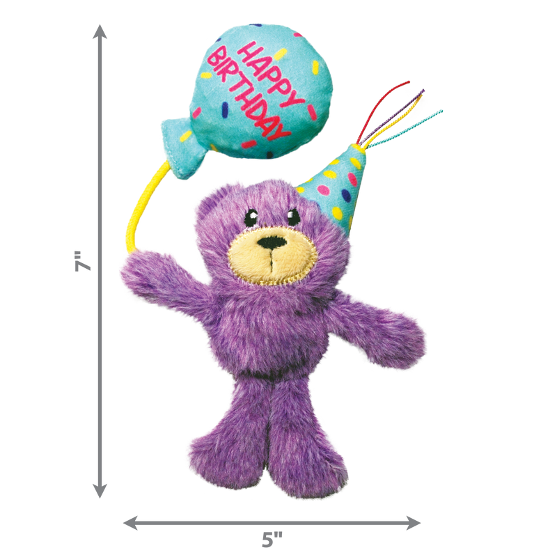 KONG Cat Toys Occasions Birthday Teddy 03