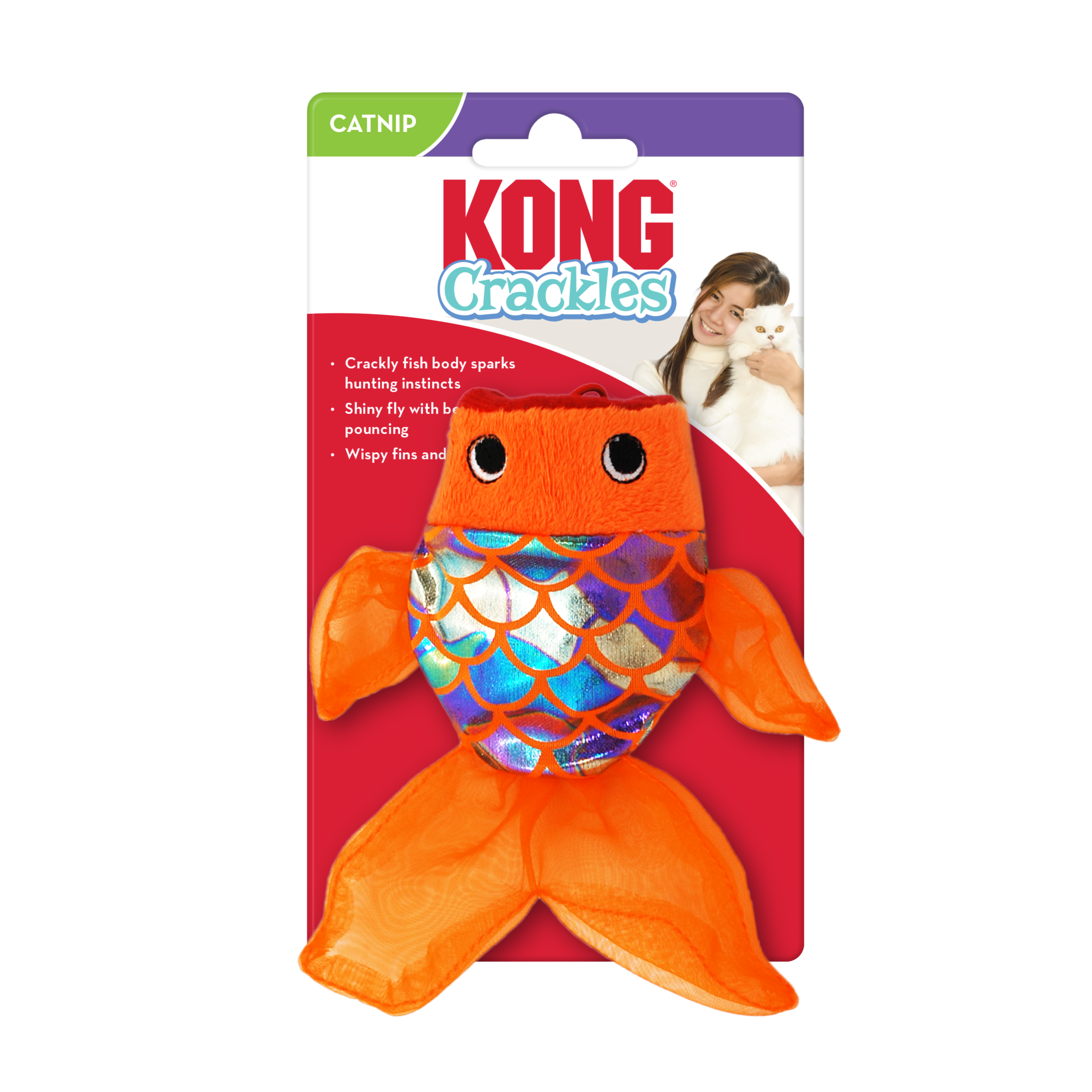 KONG Cat Toys Crackles Gulpz 01