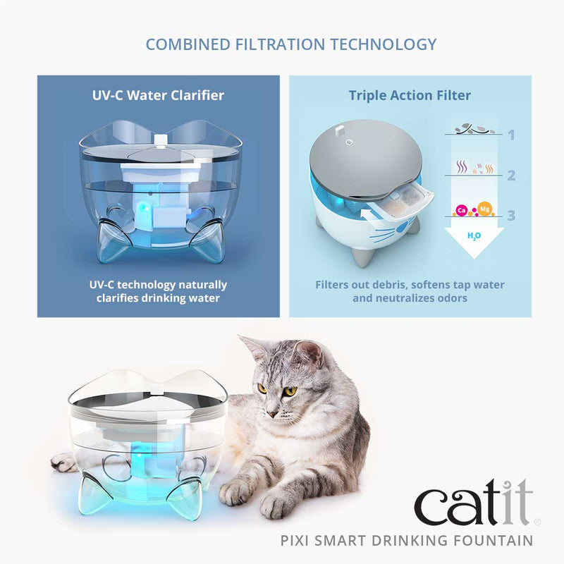 Catit Pixi Smart Cat Drinking Fountain Stainless Steel 03
