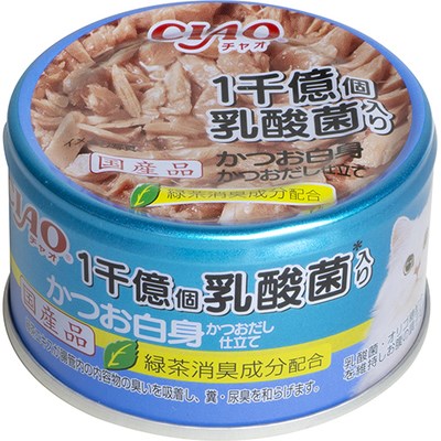 Ciao Cat Treats 100 Billion Lactobacillus Bonito Can