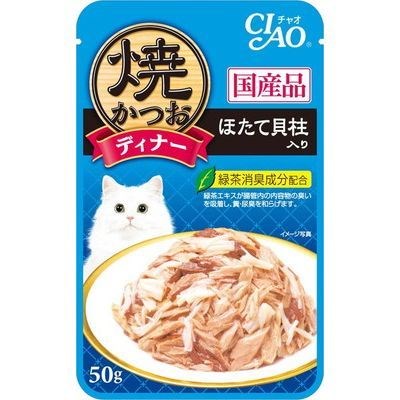 Ciao Cat Treats Grilled Tuna Flake in Jelly Scallop Flavor