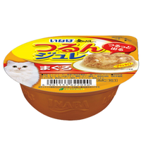 Ciao Tuna Flake in Soft Jelly Pudding, a single sealed cup