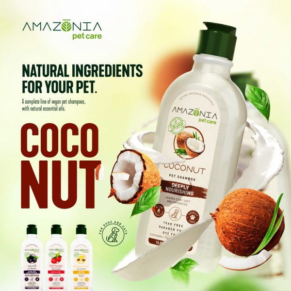Amazonia Shampoo Coconut Deeply Nourishing for Dogs 06