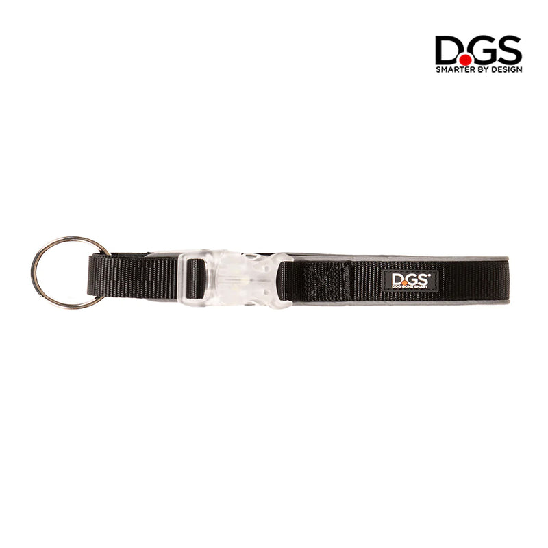 D.GS Dog Gone Smart Comet LED Safety Dog Collar - Small Black | PeekAPaw Pet Supplies