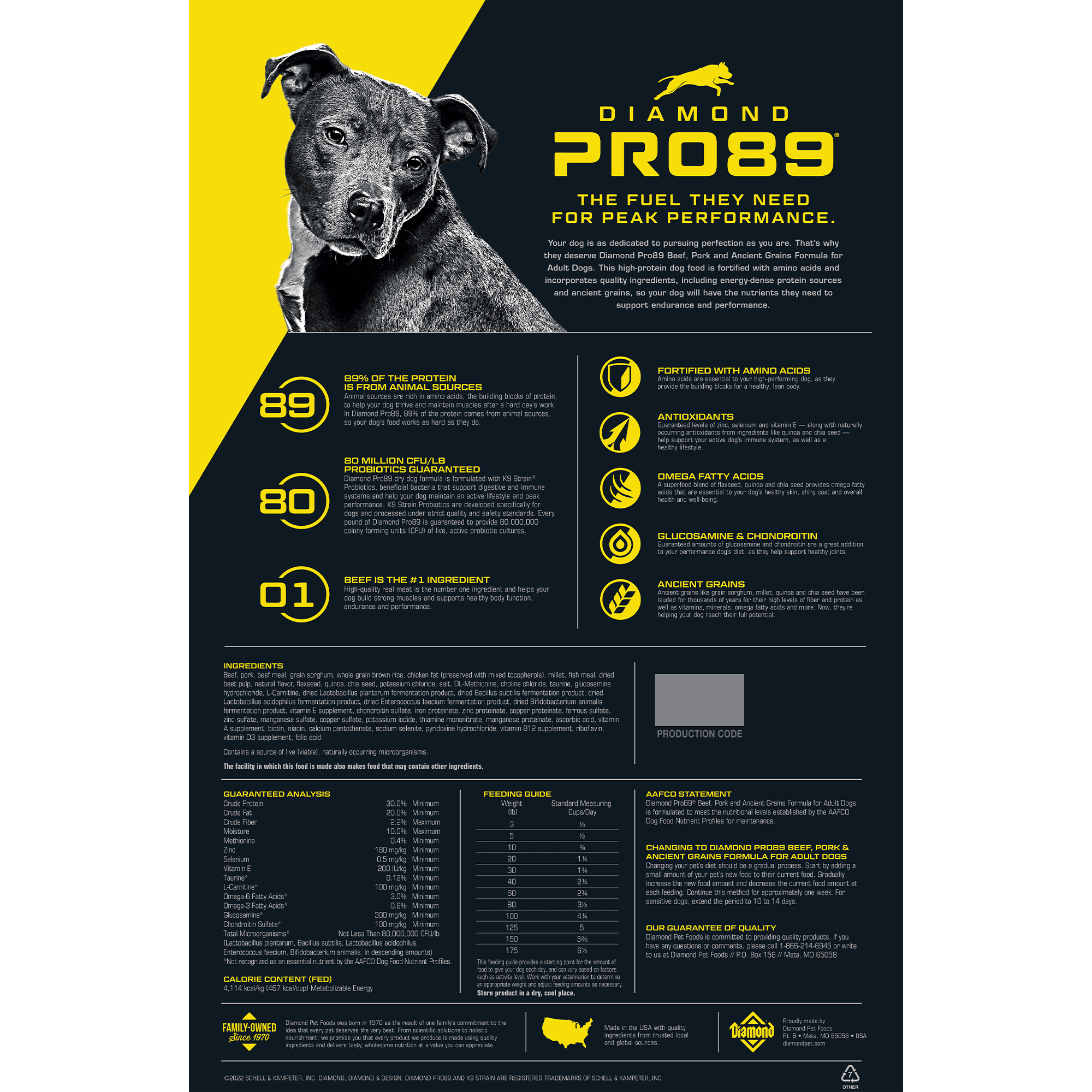 Diamond Pro89 Adult Dry Dog Food
