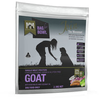Meals for Mutts Single Protein Goat dry dog food, 2.5kg pack front