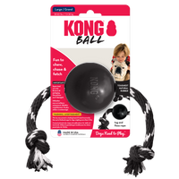 KONG Dog Toys Extreme Ball with Rope 01