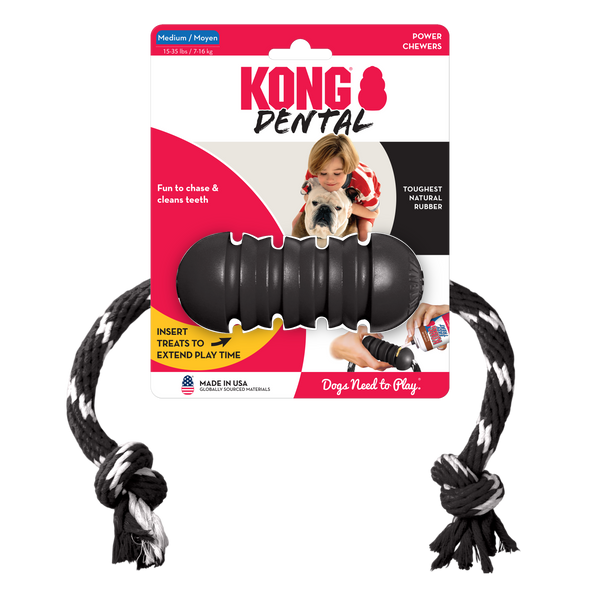 KONG Dog Toys Extreme Dental with Rope 01