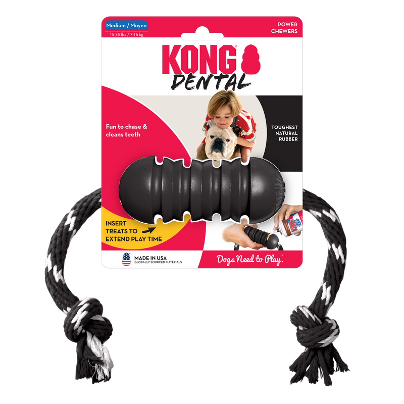 KONG Dog Toys Extreme Dental with Rope 01