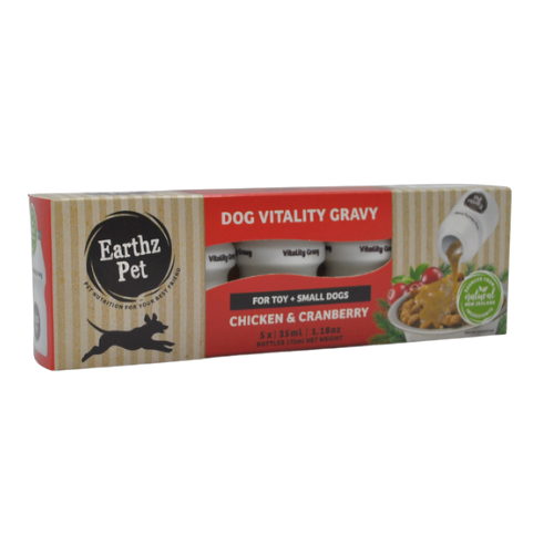 Earthz Pet Dog Vitality Gravy for Toy & Small Dogs Chicken & Cranberry 02