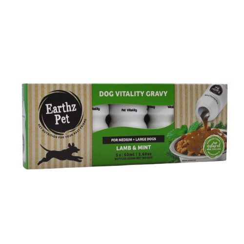 Earthz Pet Dog Vitality Gravy for Medium & Large Dogs Lamb & Mint 02
